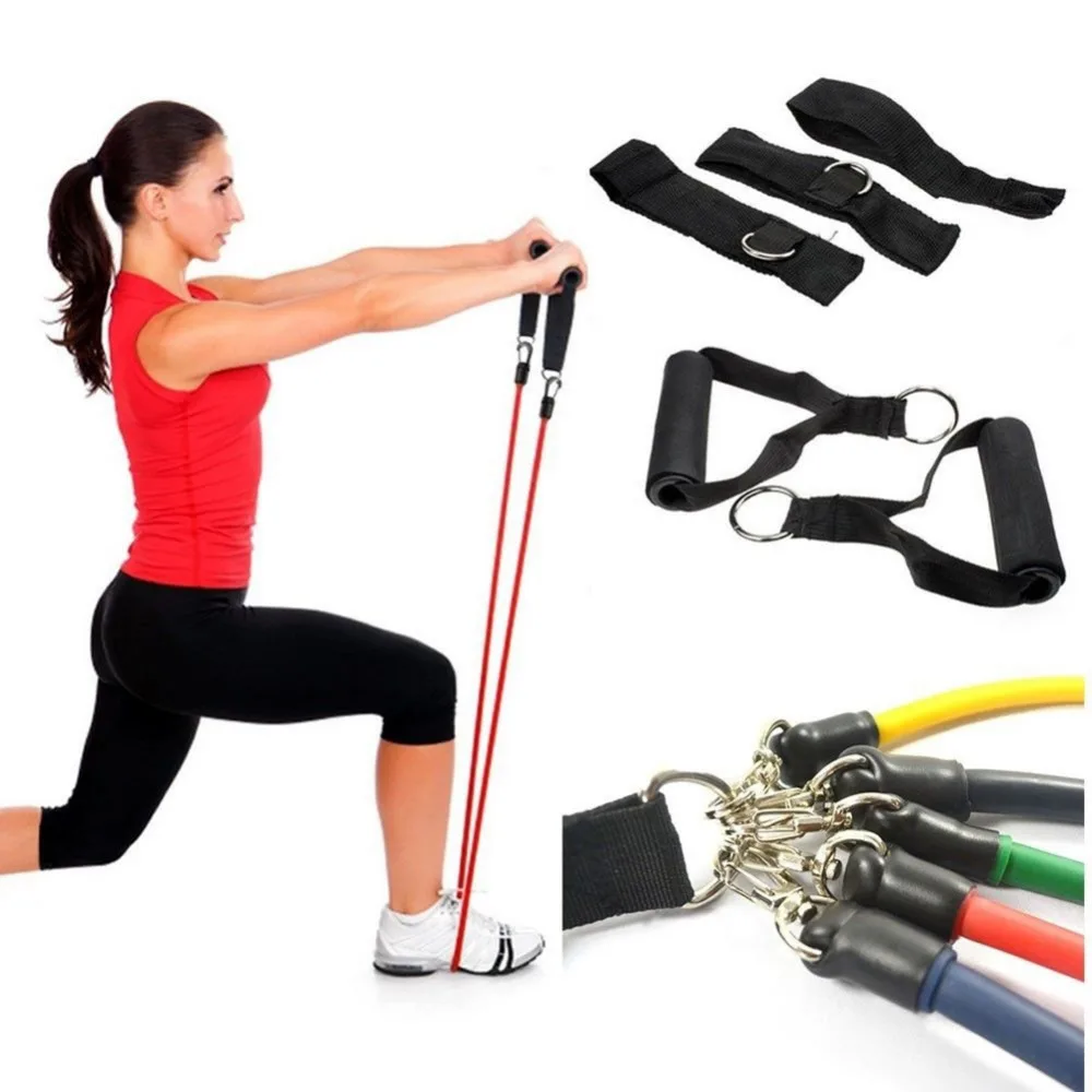Fitness Equipment Fitness Resistance Bands 11 PCS Resistance Latex