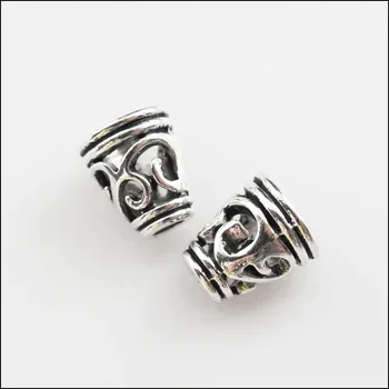 

Fashion 30Pcs Tibetan Silver Color Clouds Cone End Bead Caps Craft DIY 8x9mm