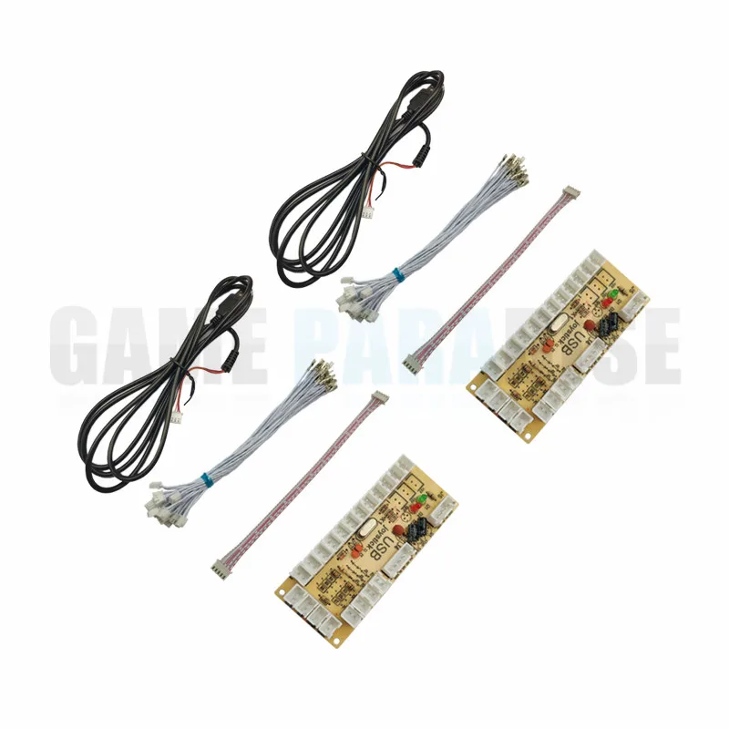 

2Pcs/lot 2 player PC Zero Delay Mame USB Encoder with harness For Arcade DIY Kit