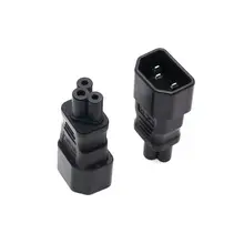 IEC320 C14 к C5 pdu UPS штекер Женский адаптер питания штекер конвертер C6 к C13 чейнджер