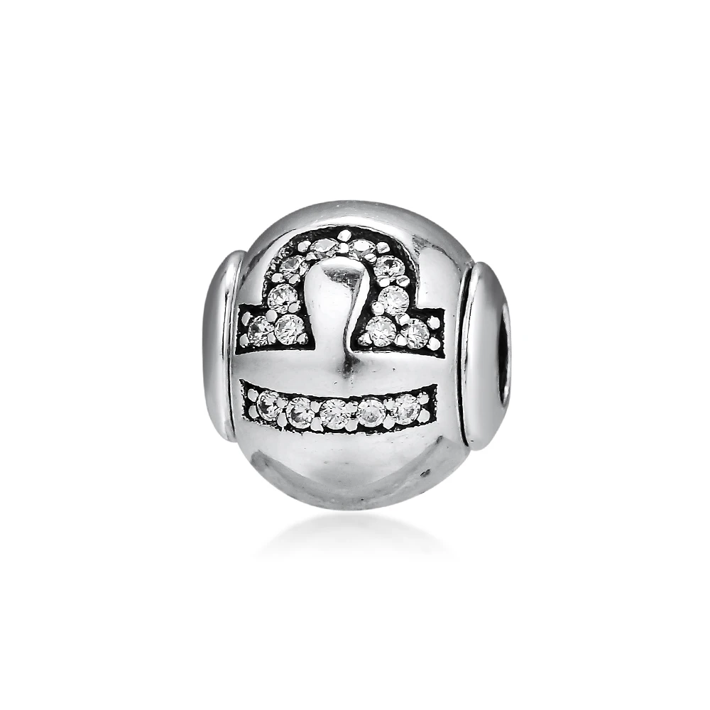 

Fits Pandora Bracelet Libra Essence Charm 925 Sterling Silver Original Beads for Jewelry Making kralen perles boncuk Charms