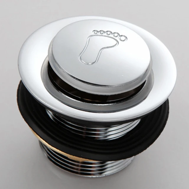 Up Filter Copper Alloy Universal Thicken Waste Strainer Bathtub Drain