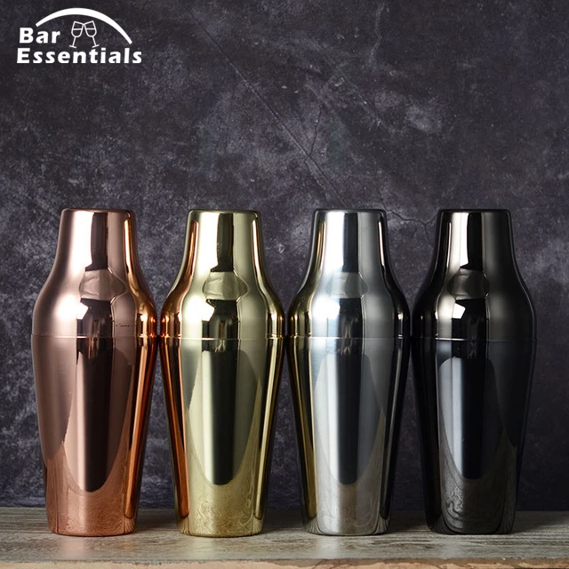 

600ml Stainless Steel French Cocktail Shaker Classic and Elegant Bar Cocktail Shaker Bartender Bar Tool