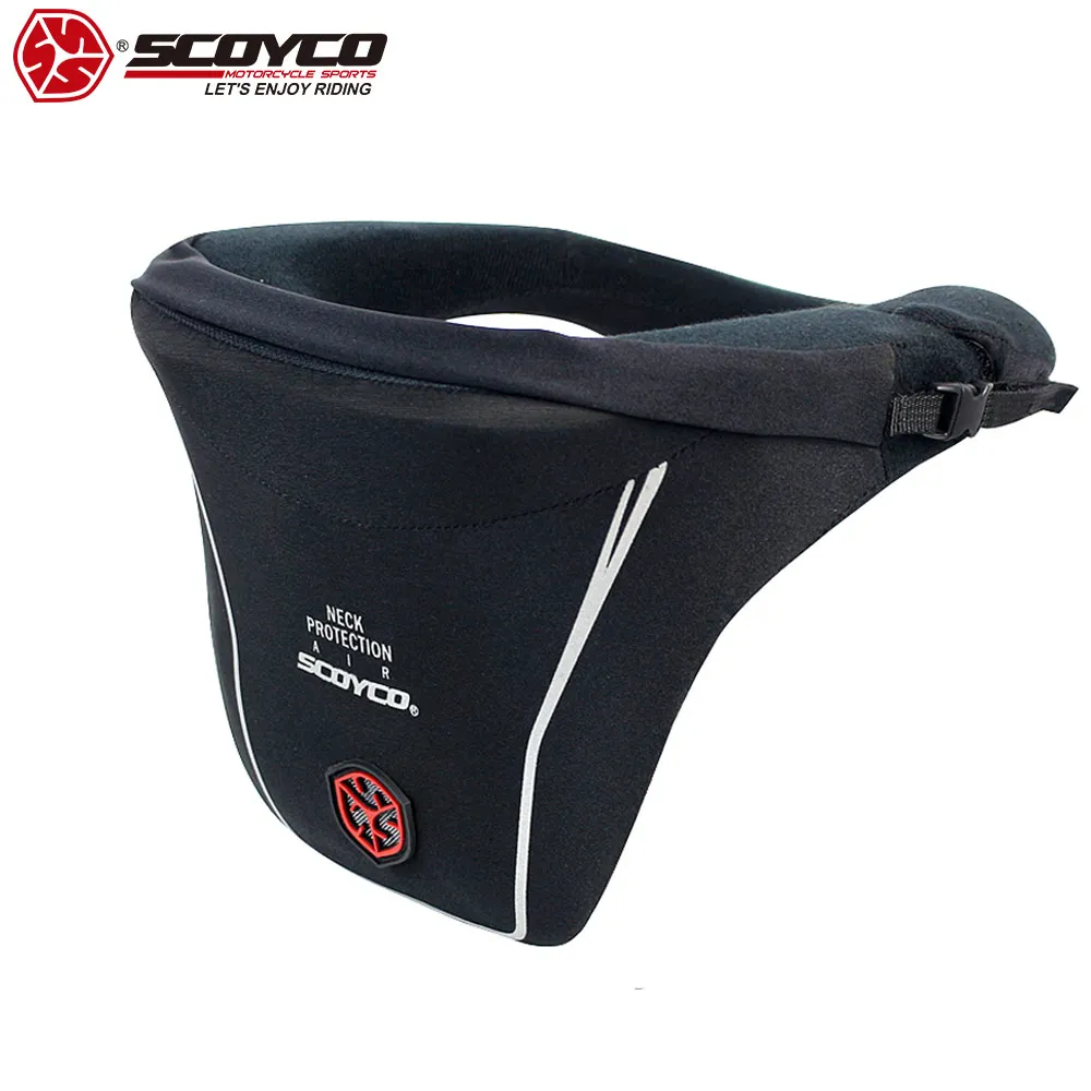 SCOYCO 21 Motorcycle Neck Support Knee Guard Shockproof Protective Safety Motorcycle Neck Protector Motor Gear Equipment