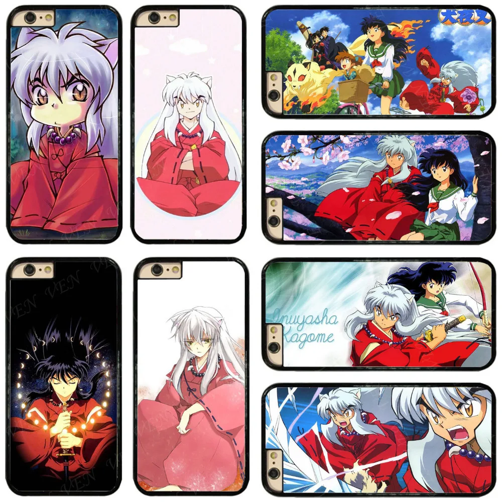 

Anime Manga Inuyasha Higurashi Kagome PC+TPU Cell Phone Case Cover Fits For iphone XS MAX XR 5 5s 6 6s 6 plus 7 8 plus X #T0254