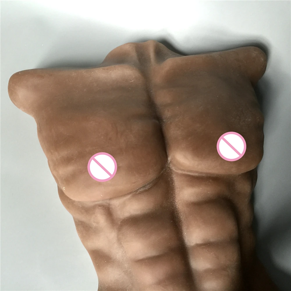 Реалистичный секс силиконовые жизни размер туловища с 18 см пенис и отверстие