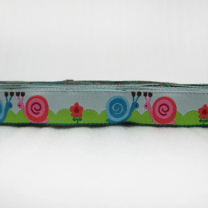 

10Y46665 W:15mm snails jacquard ribbon 10 yards, DIY handmade materials, wedding gift wrap
