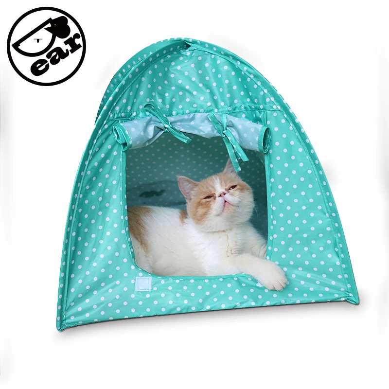 Лидер продаж Лето Складная Водонепроницаемый Pet Cat палатка кошка дом розовый цвет