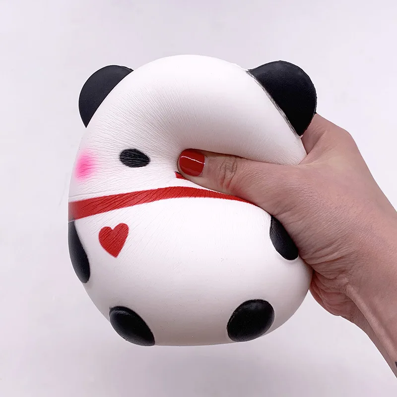 15CM Jumbo Kawaii Panda Squishy Slow Rising Creative Animal Doll Soft Squeeze Toy Bread Scent Stress Relief Fun Kids Xmas Gift