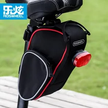 ROSWHEEL 13890 Cycling Tail Bag Folding MTB Mountian Bike Back Saddle Seat Pouch Outdoor Pocket Tools
