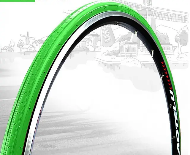 green bike tires 700c