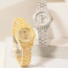2017 New Fashion Women Watch Lady Diamond Crystal Dress Watch Silver Steel Luxury Wristwatch Hot Sale Female Quartz Watch clocks new fashion lady diamond rome steel band quartz watch