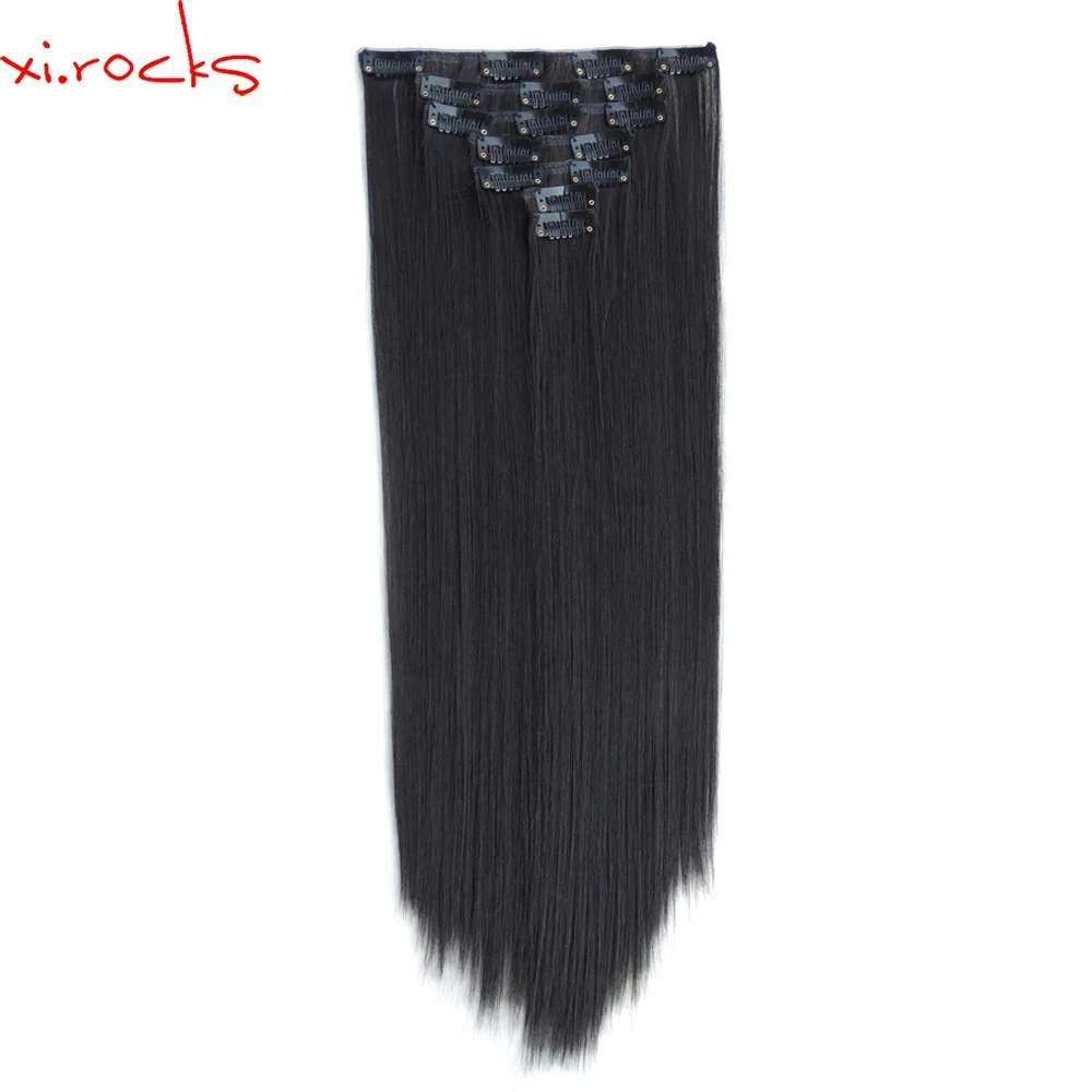 qjz13055 2 2pieces Xi.rocks Synthetic Clip Extension Ranking TOP8 Limited price in Hair Str