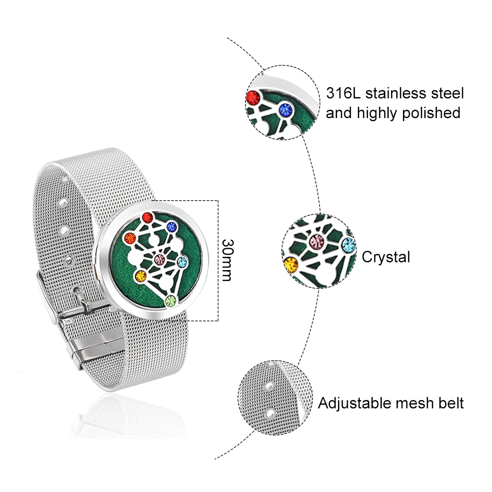 ZP-BD060 stainless steel mash diffuser bracelet (3)