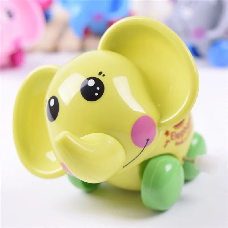 CHAMSGEND Милая заводная забавная игрушка мультяшный прыгающий слон Заводной автомобиль Развивающие игрушки подарки A# дропшиппинг