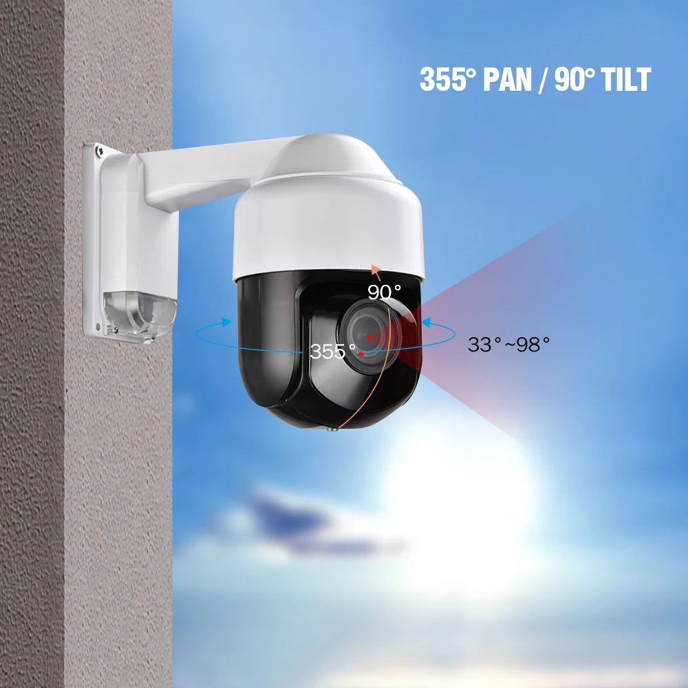 CCTV безопасности IP66 AHD 1080 P PTZ Камера Full HD 2MP " Мини Размеры 4X с переменным фокусным расстоянием 2,8-12 мм ИК Автофокус UTC коаксиальный RS485 PTZ Управление