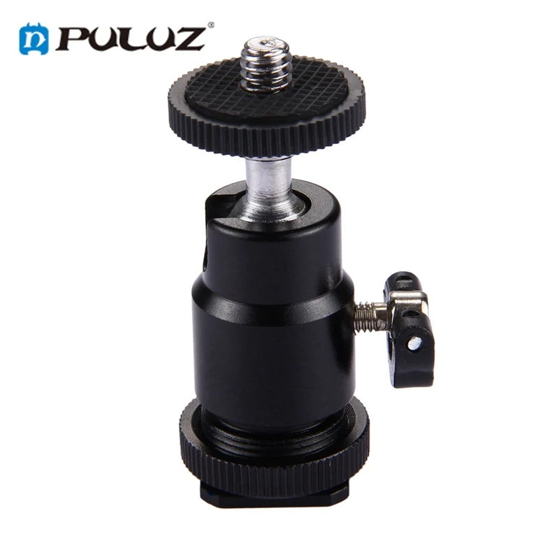 PULUZ PU211 Cold Shoe Tripod Head Mount Adapter Tripod Screw Head with