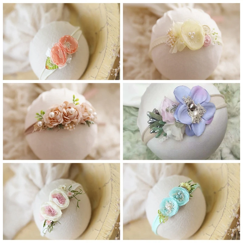 Newborn Photography Props flower  headbands baby princess cute creative headwear headband photo props