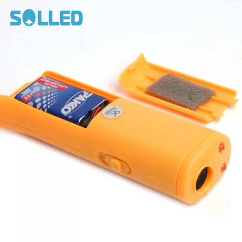 

SOLLED Pets Supply Pet Dog Repeller Anti Barking Stop Bark Training Device Trainer LED Ultrasonic Case