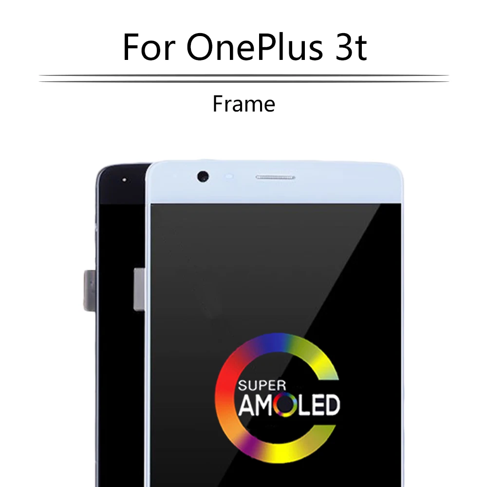 5," для Oneplus 3/3t ЖК-дисплей сенсорный экран с рамкой дигитайзер для Oneplus 3T дисплей A3000 A3003 для One plus 3 дисплей