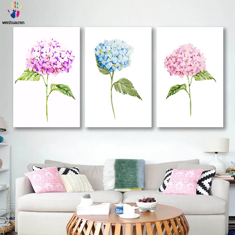 DIY картинки для раскраски по номерам в различных расцветках с применением