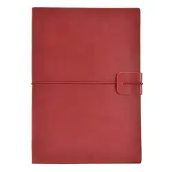 Офисные Тетрадь, кожаная тетрадь для записей дневник Тетрадь многоразового (красный)