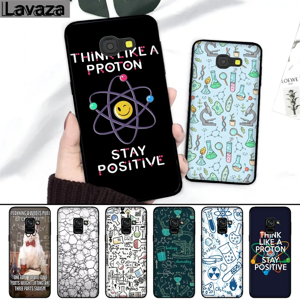 

Lavaza Biology and Chemistry Silicone Case for Samsung A3 A5 A6 Plus A7 A8 A9 A10 A30 A40 A50 A70 J6 2018 A10S A30S A50S