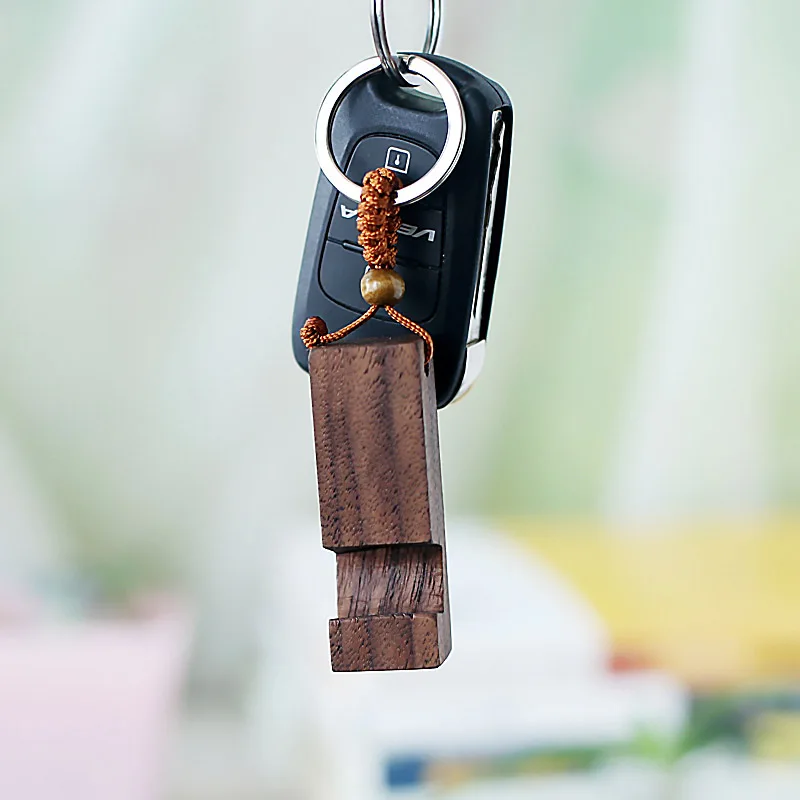 

Wooden Phone Holder Keychain for Various Models of Mobile Phones Personality Small Carry-on Carving Key Ring Key Chain Gift SL