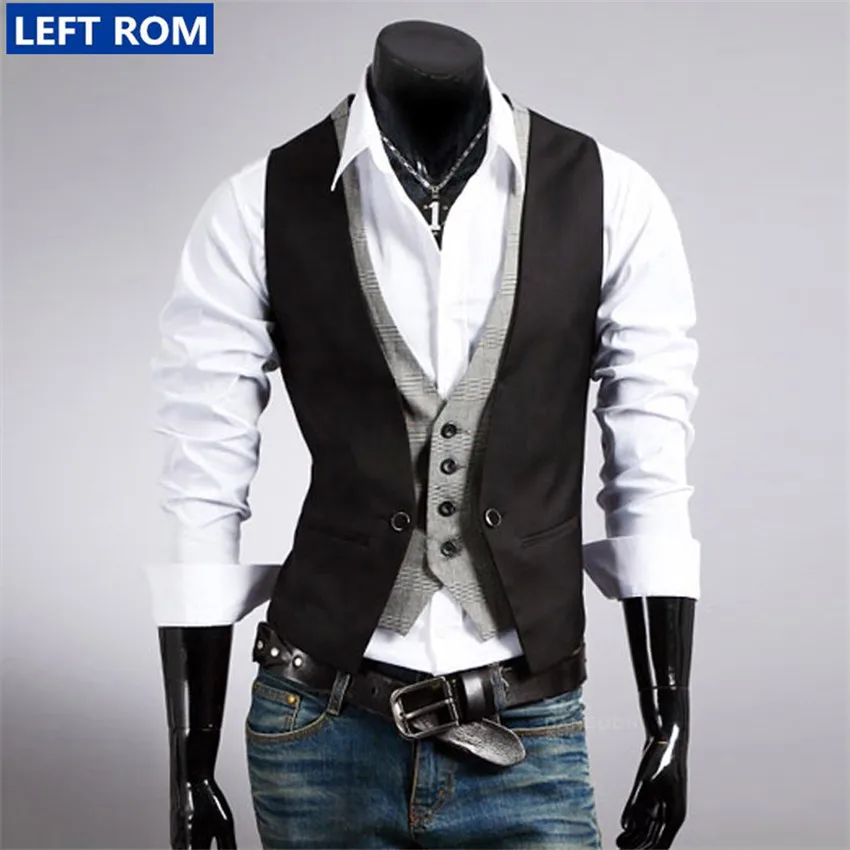 Мужские костюмы жилет 2017 Новый мужской топ для мальчиков популярный продаж