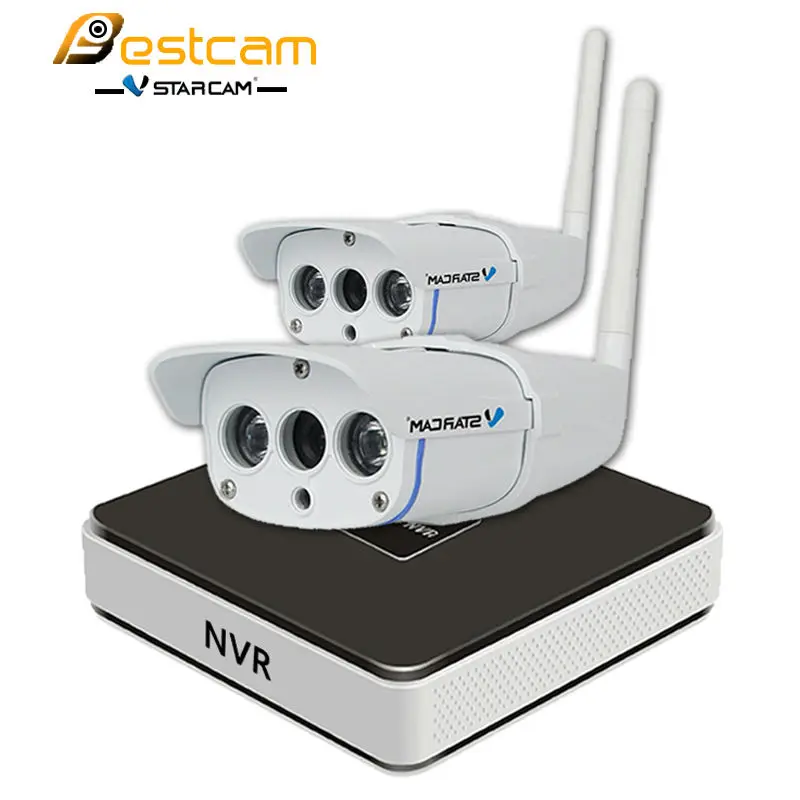 VStarcam N400 Eye4 Onvif 4CH NVR HD Network Video Recorder for VStarcam C7816WIP HD 1MP WIFI Outdoor Infrared Bullet IP Camera