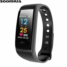 Soonhua vo359c Напульсники Smart Band IP67 Водонепроницаемый Цвет ЖК-дисплей Экран Фитнес браслет сердечного ритма Приборы для измерения артериального давления Smart Band