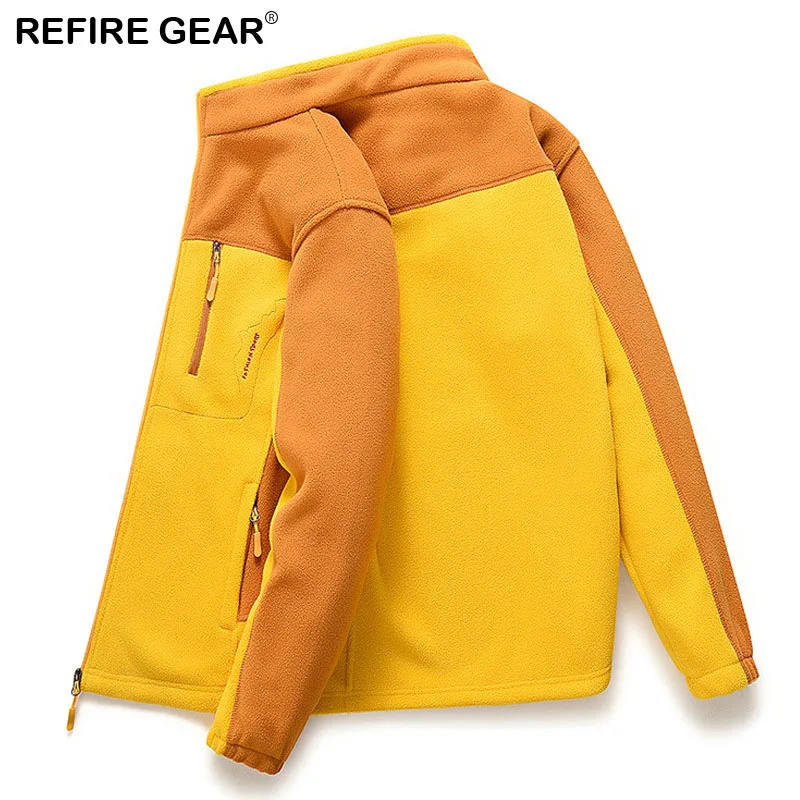 

ReFire Gear Autumn Fleece Jacket Women Men Liners Warm Thermal Outdoor Jackets Hiking Camping Climbing Fishing Trekking Jacket