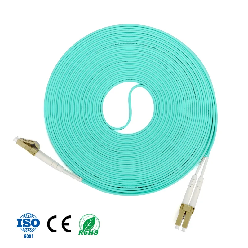 

LSZH LC Fiber Optic Patch Cord Multimode MM LC to LC OM3 50/125 factory Custom-made fiber optic patch cord
