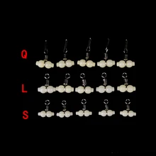 30 шт. световой Рыбалка прокатки поворачивается море Рыбалка Интимные аксессуары снасти Разъем Роллинг Вертлюги 3way 3 размера