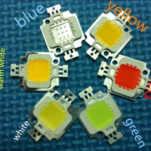 50 шт./лот 10 Вт светодиодный чип интегрированный высокой мощности 10 Вт светодиодный RGB белый теплый белый красный зеленый синий желтый 20*48 мил чипы