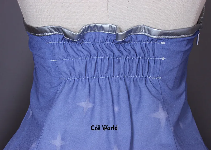 RWBY Season 4 Weiss Schnee Tube Tops Dress Outfit Customize Cosplay Costumes