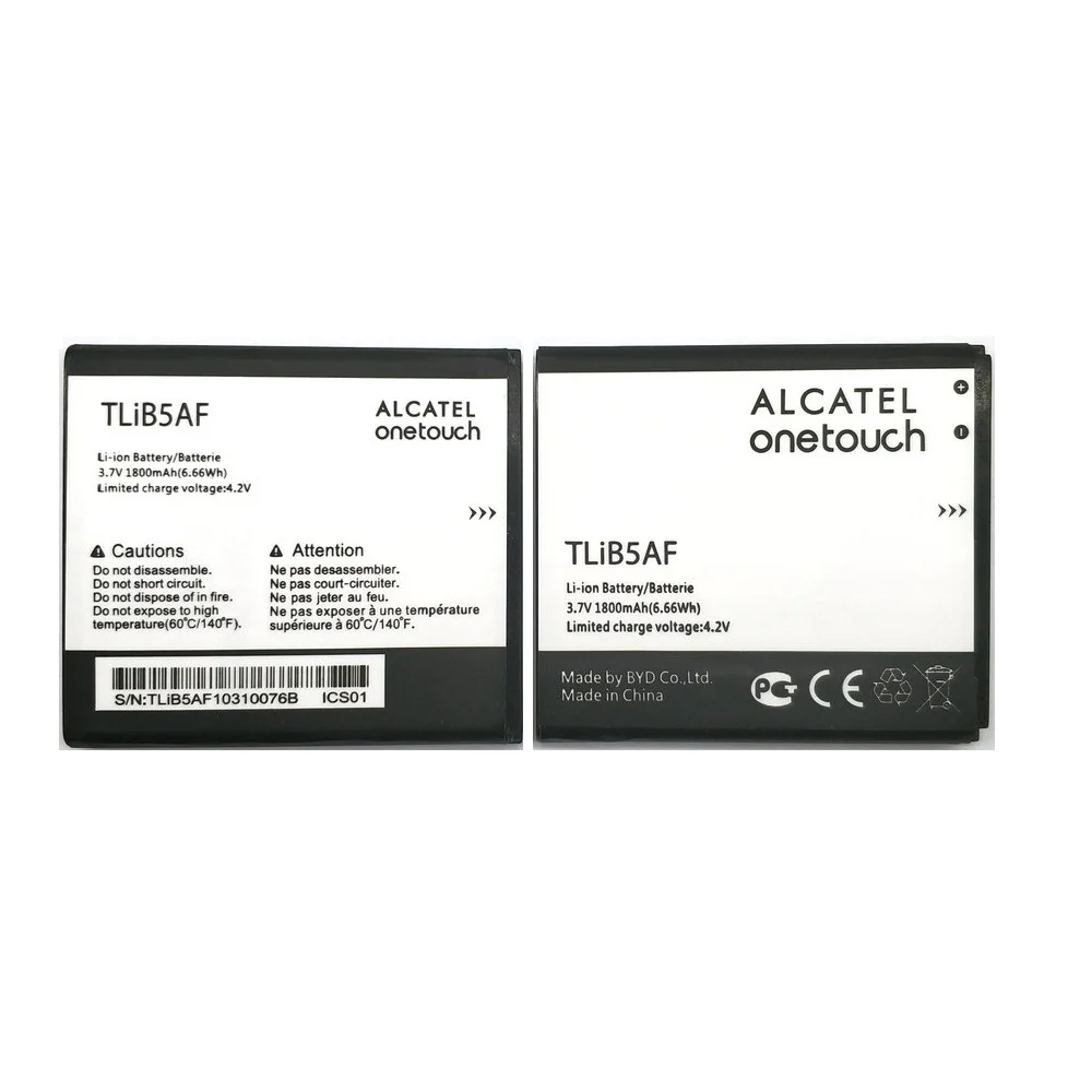 Аккумулятор TLiB5AF для Alcatel C5 OT5036 OT5036D аккумулятор 1800 мА/ч TCL S800 S710 997D OT997 5037 5037D