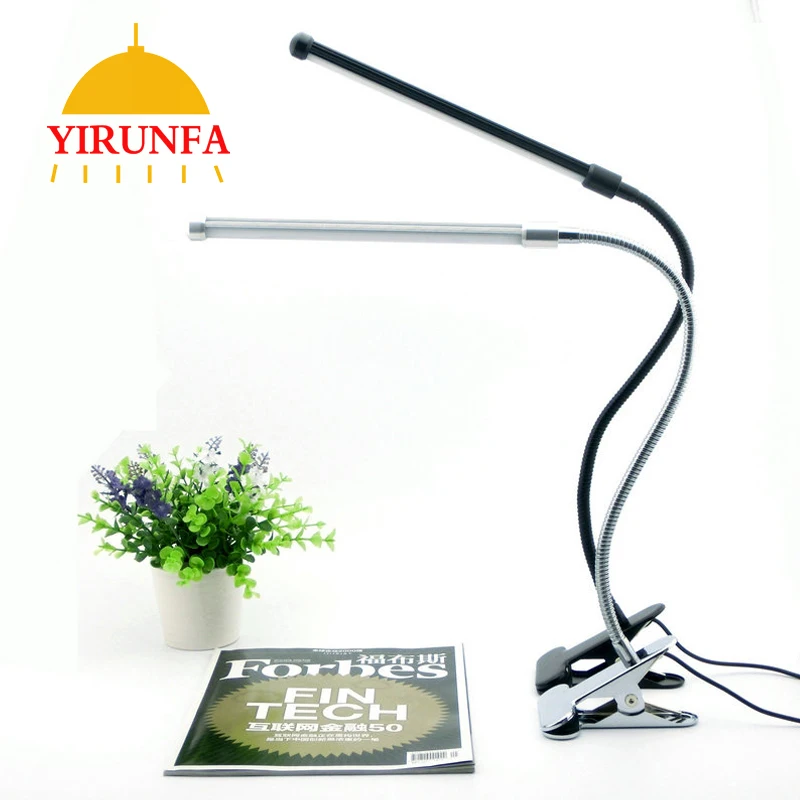 

Led Eye protection Two levels brightness switch dimmer reading table Desk Lamp with metal Clip ,1pcs/lot