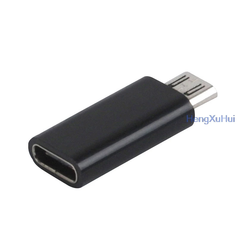 

Micro USB Male Plug to Type C Female DATA and Charger Transfer Adapter