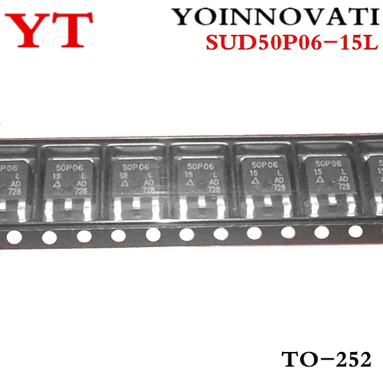 

50pcs/lot SUD50P06-15L SUD50P06 50P06-15 50P06 TO-252 IC Best quality