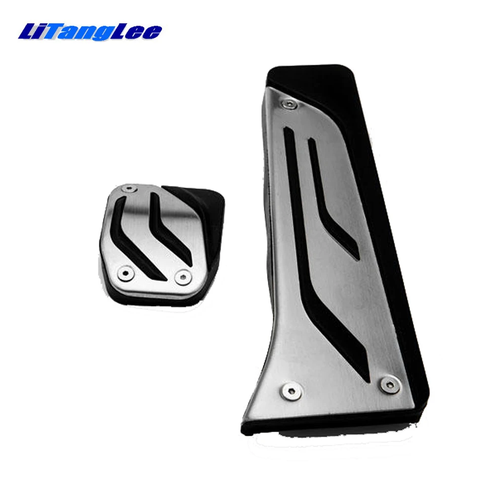 LitangLee Car Accelerator Pedal Pad Cover Sport Racing Design For BMW i8 2014~2018 Foot Throttle Pedal Pad Cover (1)