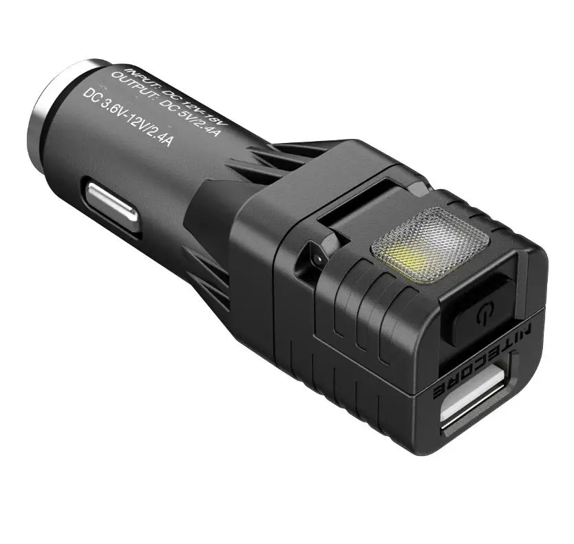 NITECORE VCL10 многофункциональный все-в-одном автомобиль гаджет/QC3.0 автомобильное зарядное устройство/стекло Выключатель/аварийный светильник Предупреждение ющий светильник