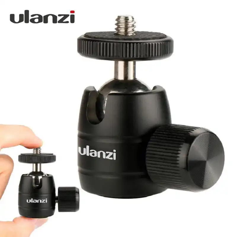 CNC Metal Trípode Rótula 360 panorámica con Tornillo 1//4 Adaptador de Base de Zapato frío