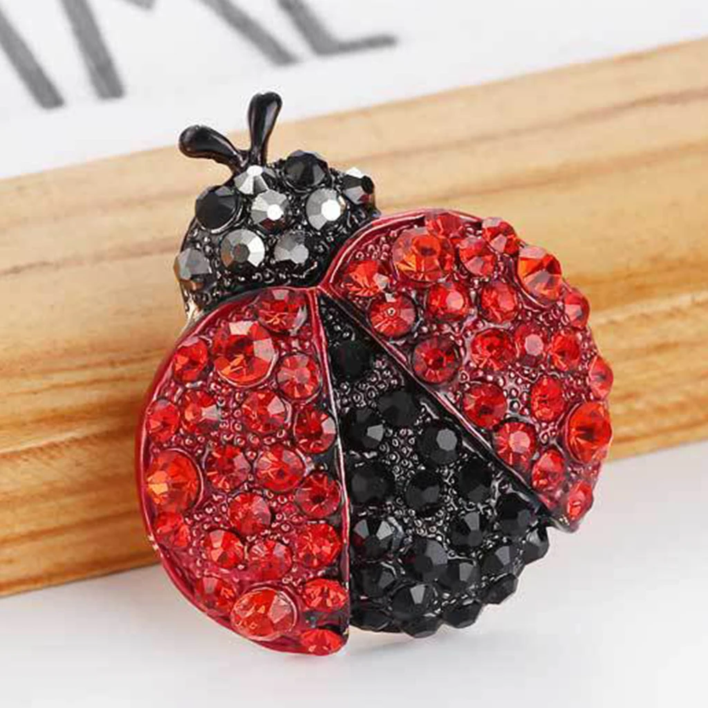 

MagiDeal Elegant Ladybug Insect Bug Themed Accessories Brooch Pin Women Men Breastpin