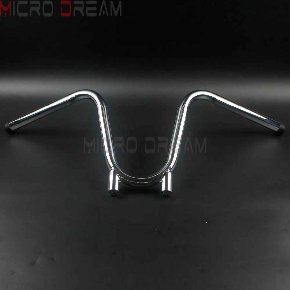 Мотоцикл 7/8 дюймов Bootlegger руль хромированный Rise 9 5 ''Ape Bars 22 мм ручка Drag для Harley Cafe