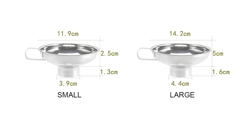 Нержавеющая сталь широкий рот Воронка для консервирования фильтр пищевой соленья Воронка Кухонные гаджеты Инструменты для приготовления пищи