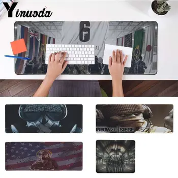 

Yinuoda New Arrivals Rainbow Six Silicone large/small Pad to Mouse Game Big Gaming Mouse Pad Lockedge Mouse Mat Keyboard Pad