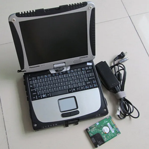 Супер Toughbook CF-19 для Panasonic CF19 диагностический ноутбук с HDD 320 ГБ система windows7 многоязычный для MB Star C5 c4 - Цвет: CF19 WITH HDD