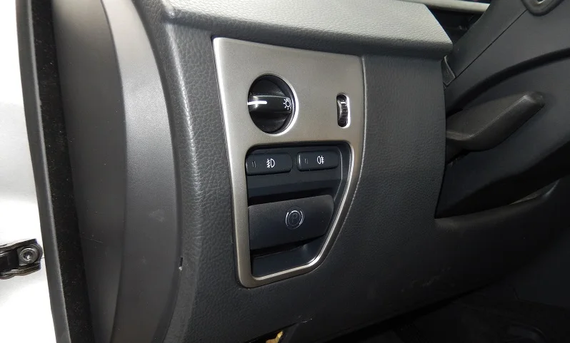 Головной светильник из нержавеющей стали, лампа, кнопка включения, крышка рамы, внутренняя отделка для Volvo XC90 2007 2008 2009 2010 2011 2012 2013