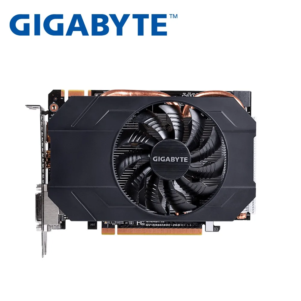 

GIGABYTE Graphics Card Original GTX960 2GB 128Bit GDDR5 Video Cards for nVIDIA VGA Cards Geforce GTX 960 Dvi Hdmi Used game